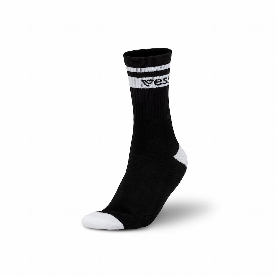 Vessi Crew Women\'s Socks Black | 125-CPIRGA