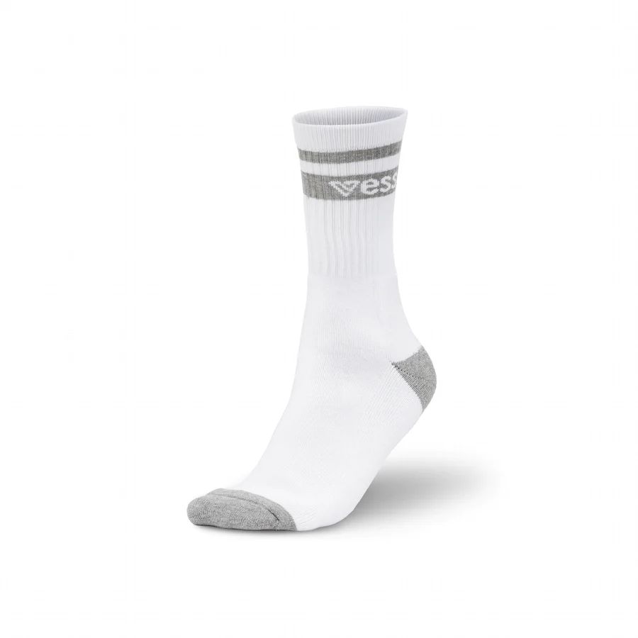 Vessi Crew Women\'s Socks White | 928-BAJFTL