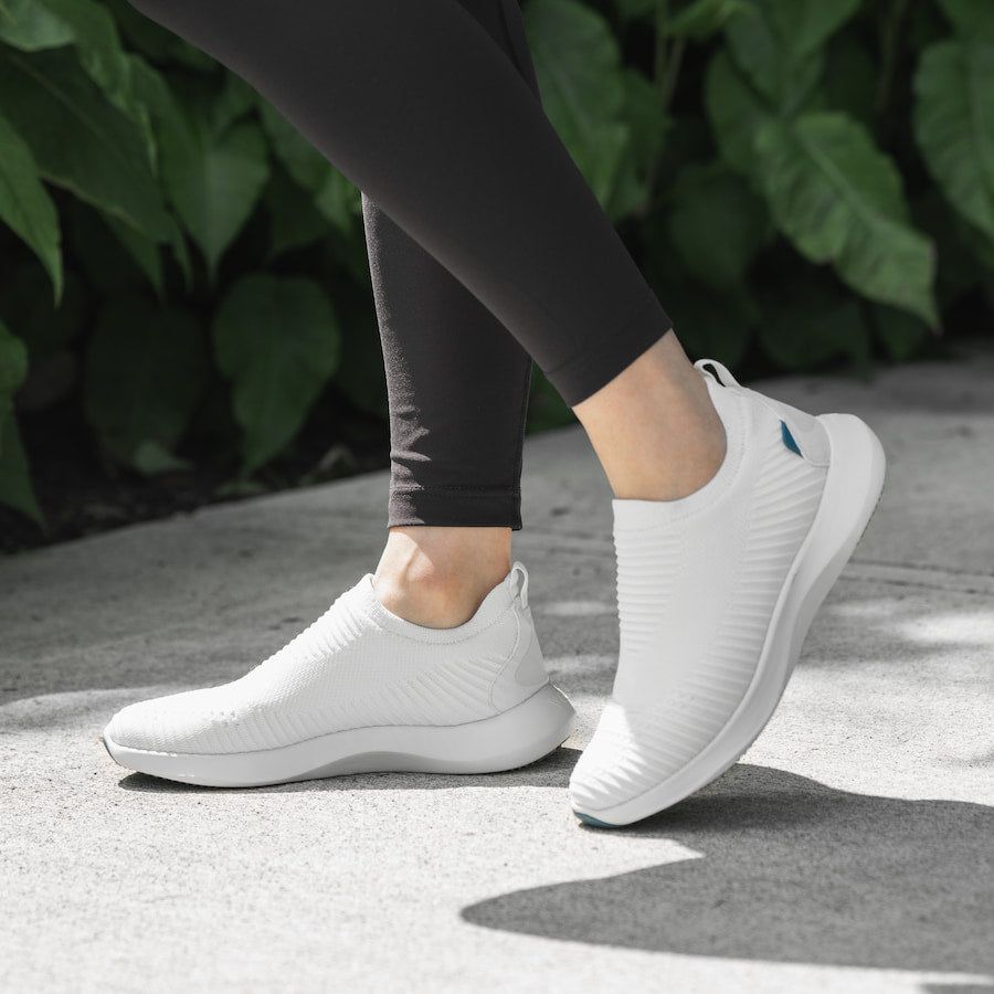 Vessi Everyday Move Originals Women's Slip On Shoes White | 342-FZBRJM