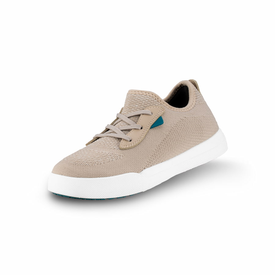 Vessi Weekend Limited Edition Kids\' Sneaker Beige | 286-MATDPO