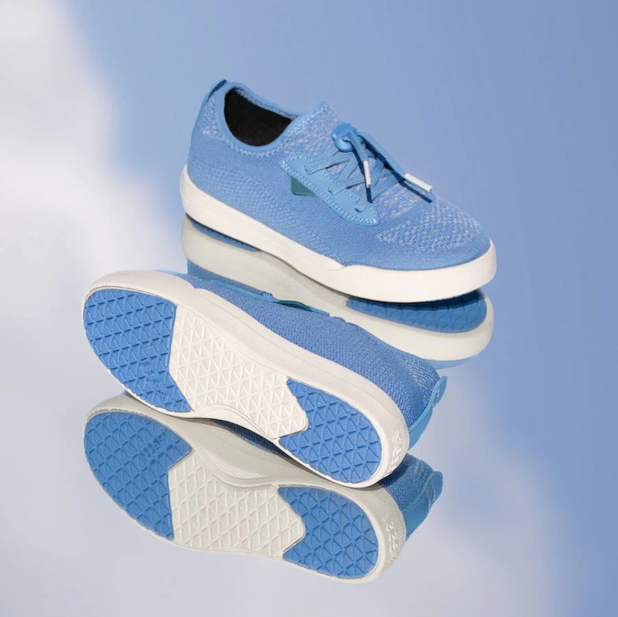 Vessi Weekend Limited Edition Kids' Sneaker Blue | 857-DBLPIJ