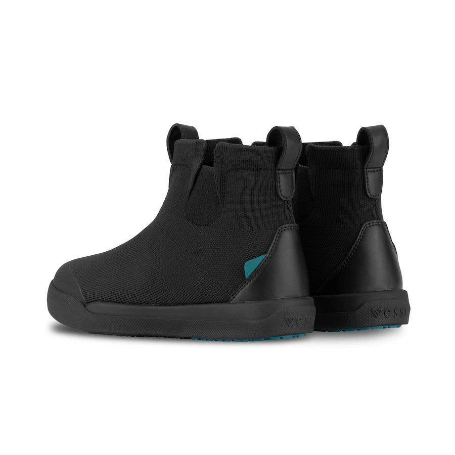 Vessi Weekend Originals Kids' Chelsea Boots Black | 814-BTSZXV