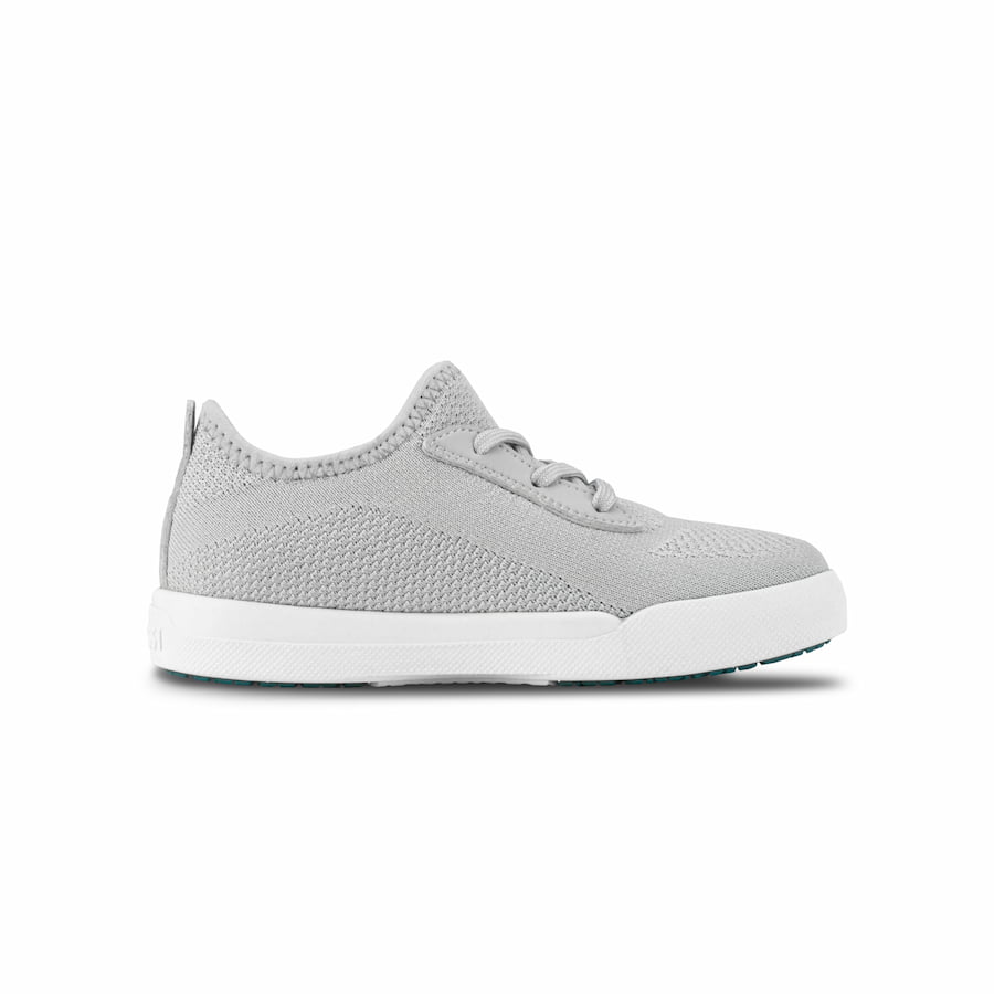 Vessi Weekend Originals Kids' Sneaker Grey | 956-NSRFZU