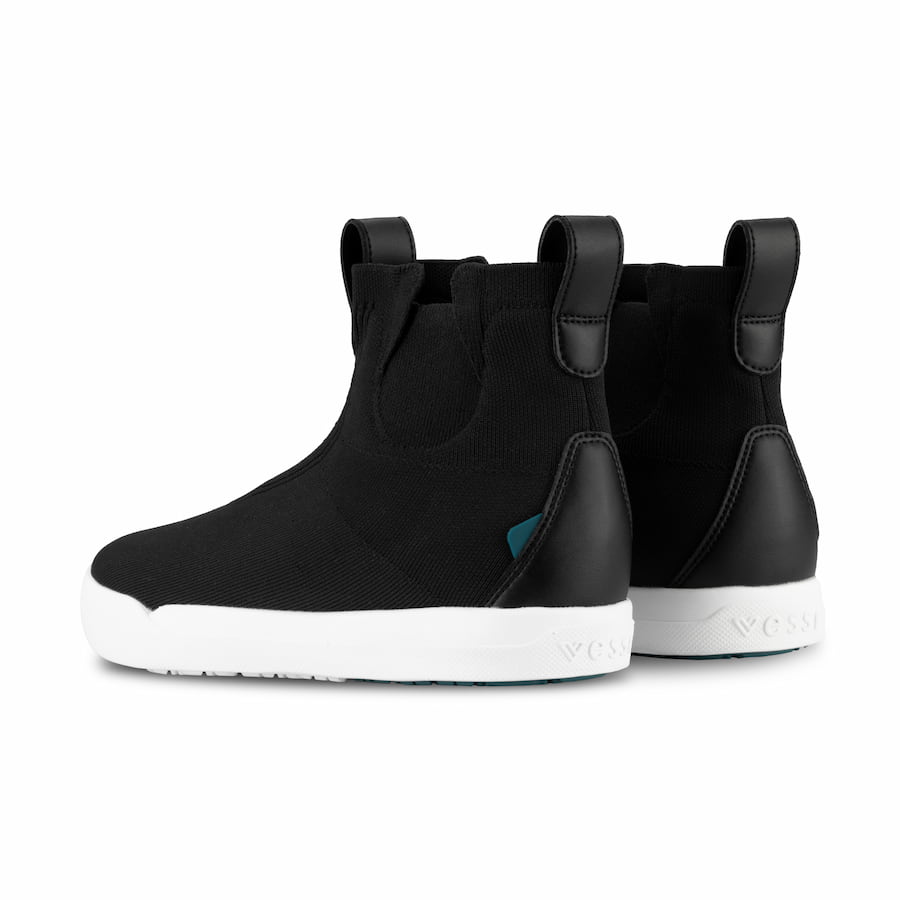 Vessi Weekend Originals Men's Chelsea Boots Black | 082-YRHVAD